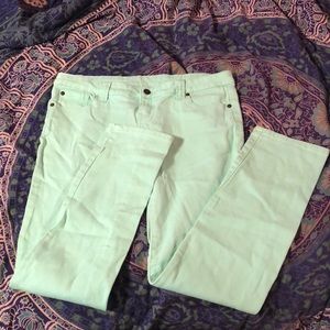 Bright Green Skinny Jeans
